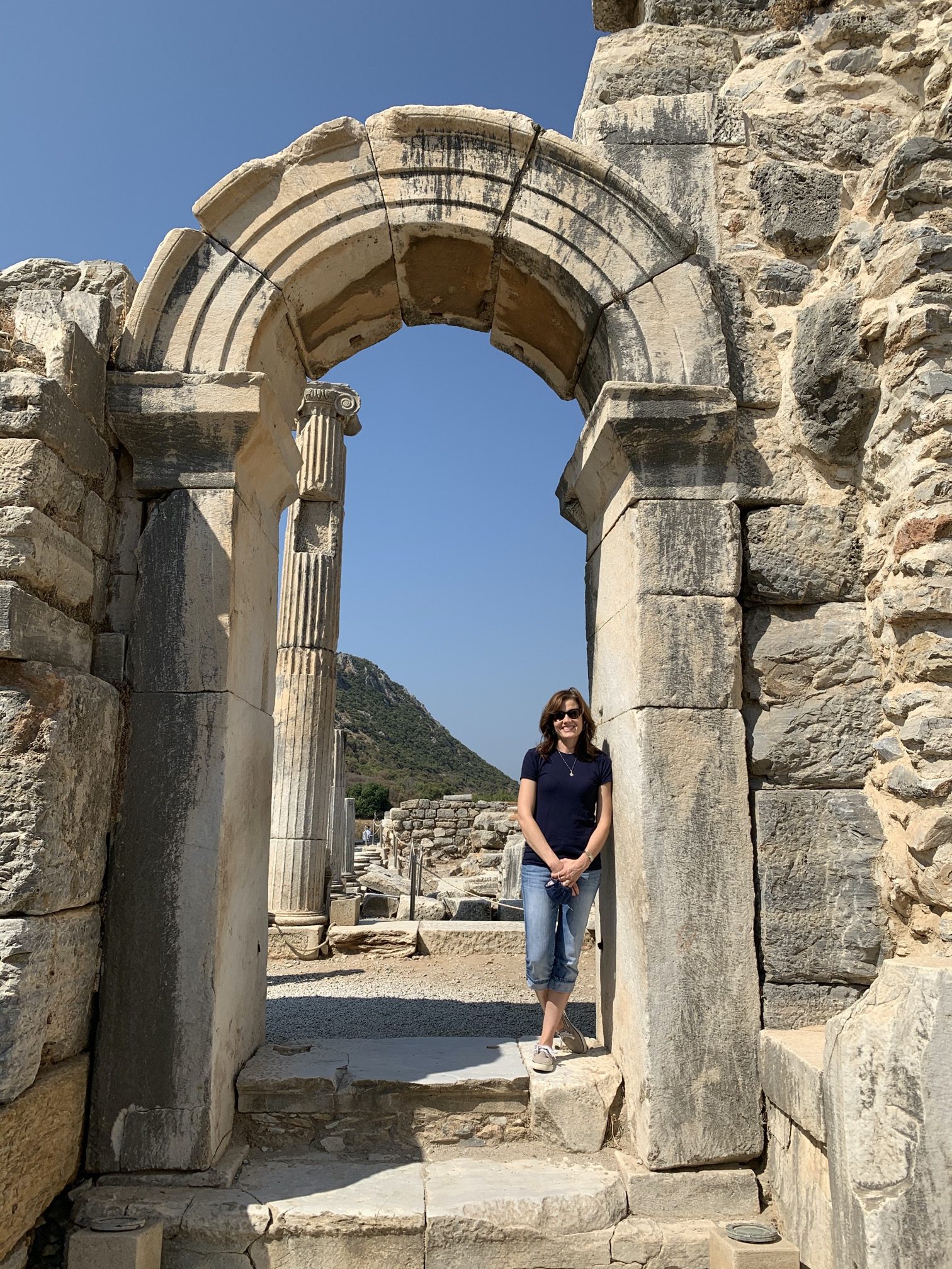 A Catholic Pilgrim Traveling To Ephesus